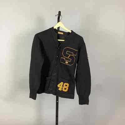 Men's Black Shelbyville Letter Sweater