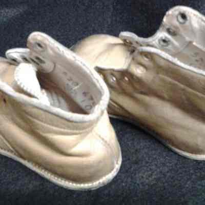 shoes, leather, baby, view 2