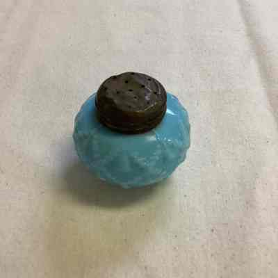 Blue Opaque Pepper Shaker