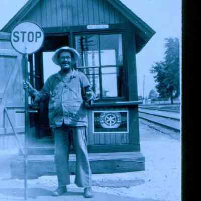 Big Four Depot Flagman