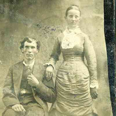 Unidentified Couple Tintype