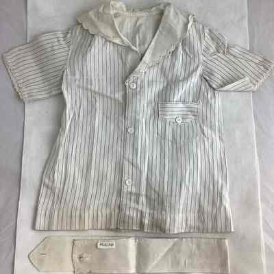 Children’s Black & White Striped Suit