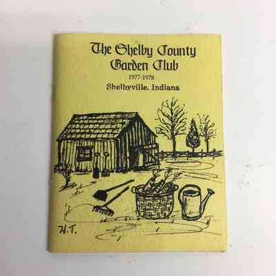 Garden club booklet