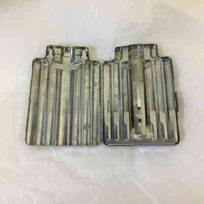 Interior of syringe case