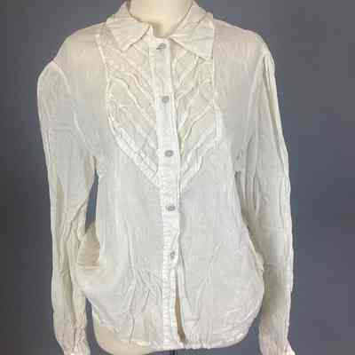 Women’s White Cotton Blouse