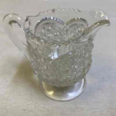 Clear Glass Cream Pitcher