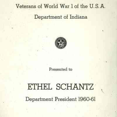 History of the Ladies Auxillary to World War I, Barracks No. 62