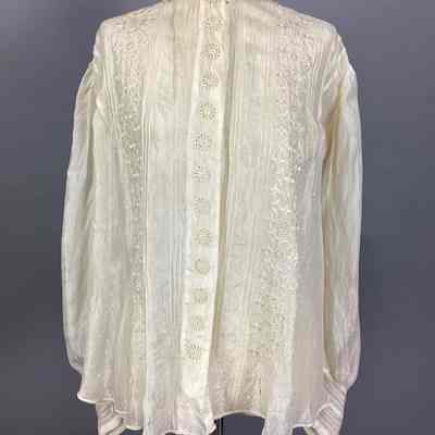 Women's Ivory Silk Blouse