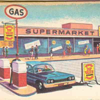 book, coupon, Top Value Stamps Saver Book, cover back