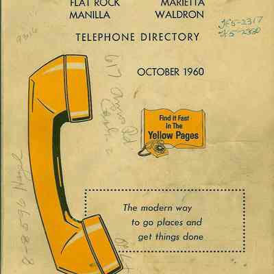 Telephone Directory 1960