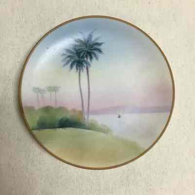 Pastel Hand-Painted Decorative Plate