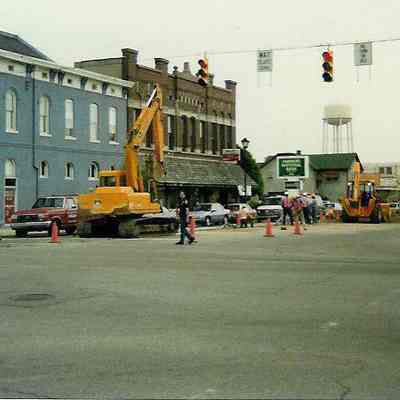 E. Broadway Street Repair at S. Harrison St. Central States Fiber Corp. Broadway Bonded Oil Cop. E. Broadway