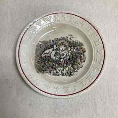 Children's Alphabet Ceramic Plate
