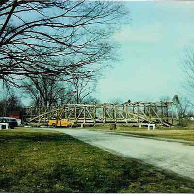 Cedar Ford Covered Bridge Broadway Bonded Oil Cop. E. Broadway