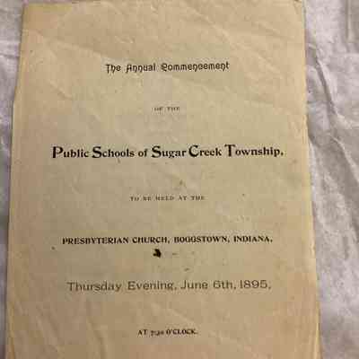 Commencement program