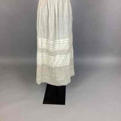 Women's White Muslin Petticoat