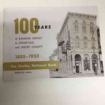 Shelby National Bank anniversary booklet