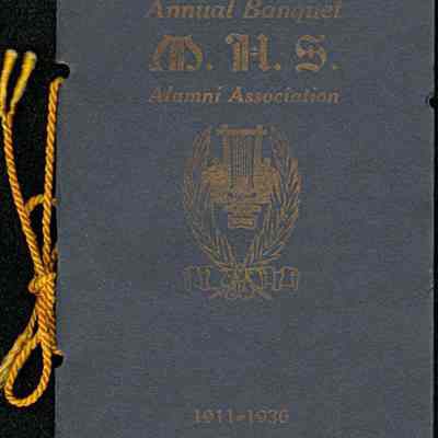 26th Annual Meeting Morristown High School Alumni Association/April 25, 1936/High School Gymnasium