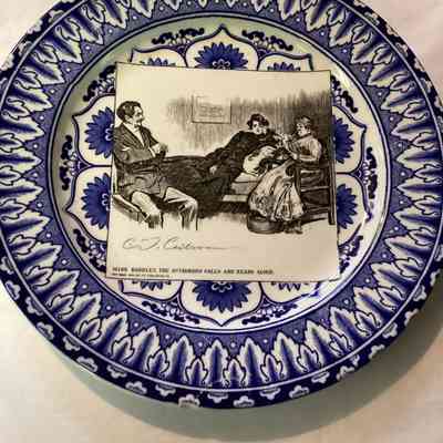 2001.016.001D: Miss Babbles, the authoress calls and reads aloud.