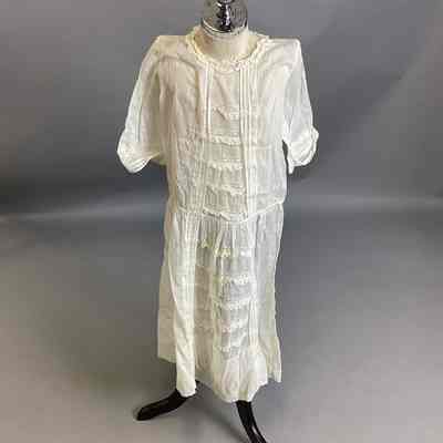 Children's White Sheer Summer Dress