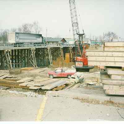 Harrison St. Bridge construction