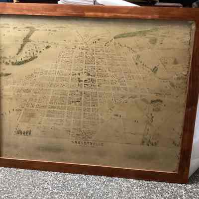 Map of Shelbyville, Indiana