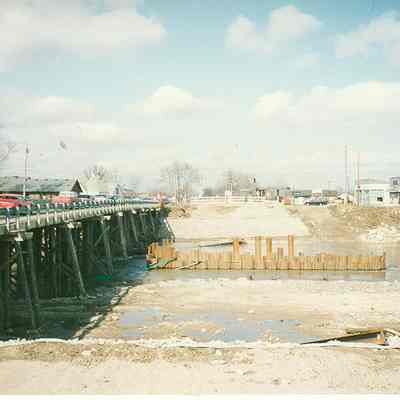Harrison St. Bridge construction