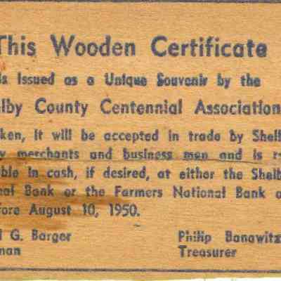 token, advertising, back