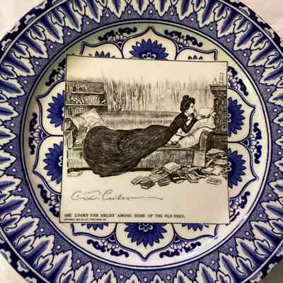 2001.016.001K: She looks for relief among some of the old ones.