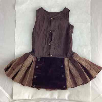 Children’s Brown Dress + Coat