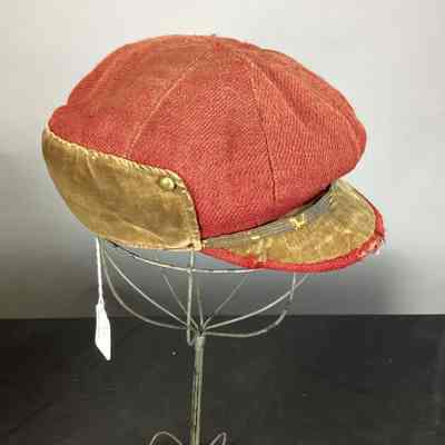 Children’s Red Cap w/ Gold Trim