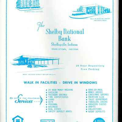 Sheby County/Indiana/1975 Edition/Plat Book, cover back