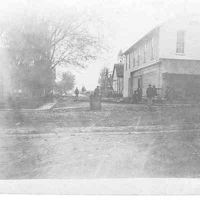 marker in middle of road
