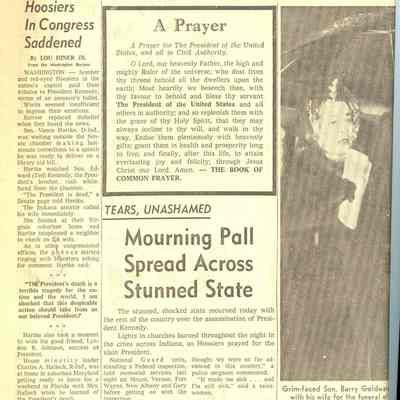 Newspaper, section 2, front page left