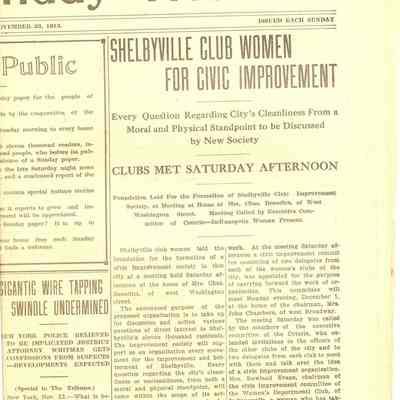 newspaper, upper front right side