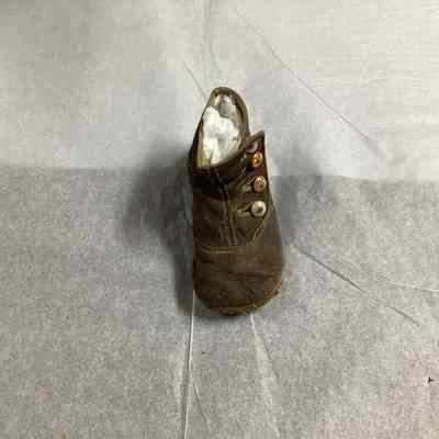 Children’s Brown Leather Bootie