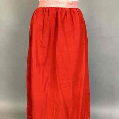 Women's Red Flannel Petticoat