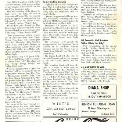 The Courier, Back Page