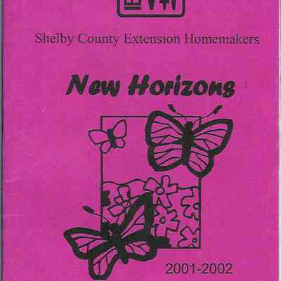 2001 - 2002 Shelby County Extension Homemakers Clubs of Shelby County. New Horizons