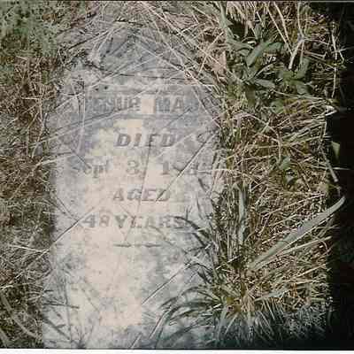 Major, Arthur tombstone & gravesite
