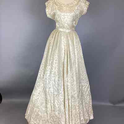 Women's Champagne Satin Dress