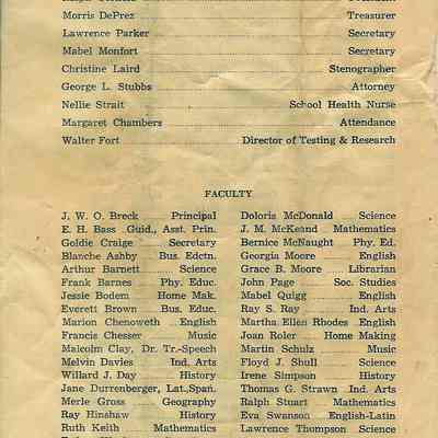 back cover, graduation program