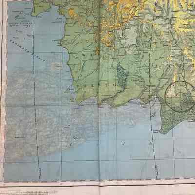 Army Air Forces Cloth Chart