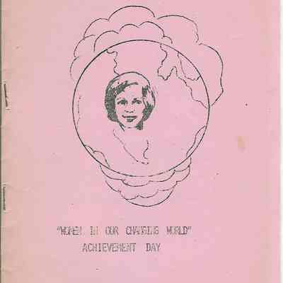 Women Our Changing World Shelby County Achievement Day