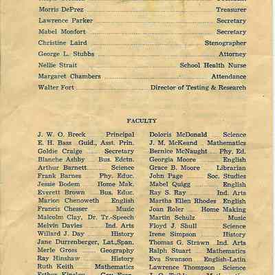 back cover, graduation program