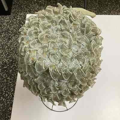 Women's Buckram & Straw Braided Hat