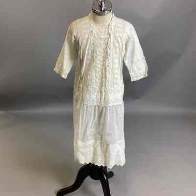 Children's White Sheer Summer Dress