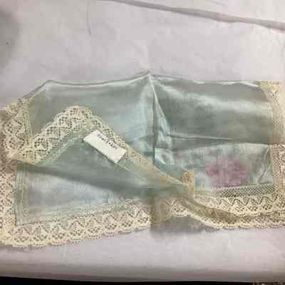 Blue Silk Handkerchief