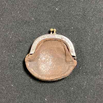 Brown Leather Coin Purse