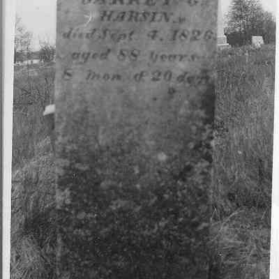 Harsin, Garret G. tombstone